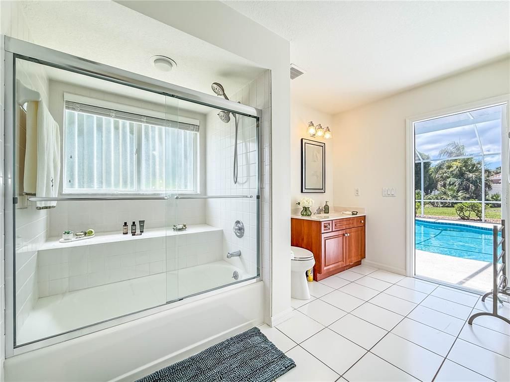Bathroom, Glass Shower, Interior