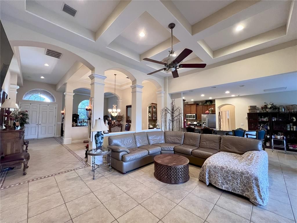 Interior, Kitchen, Living room, Pendant Lights, Recessed Lighting