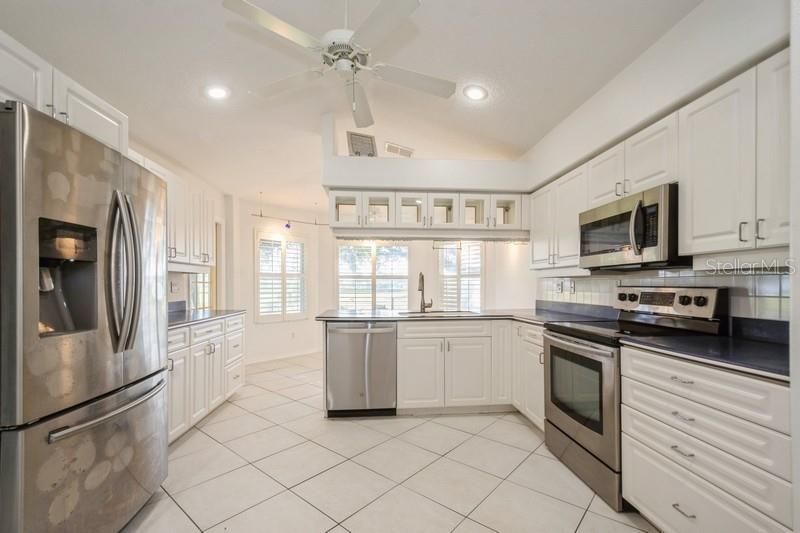 Interior, Kitchen, Recessed Lighting, Stainless Steel Appliances