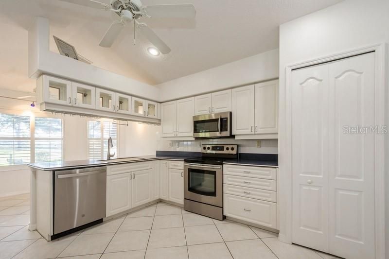 Interior, Kitchen, Recessed Lighting, Stainless Steel Appliances