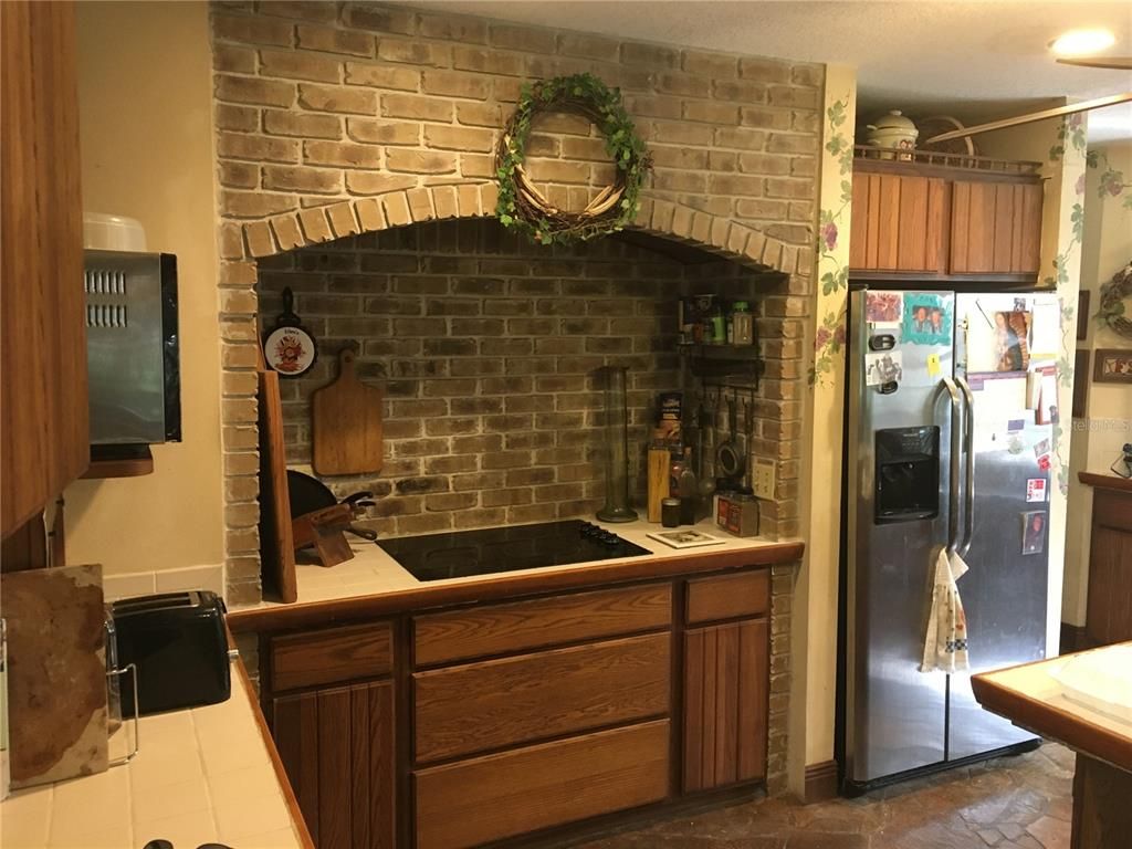 Interior, Kitchen, Stone Walls