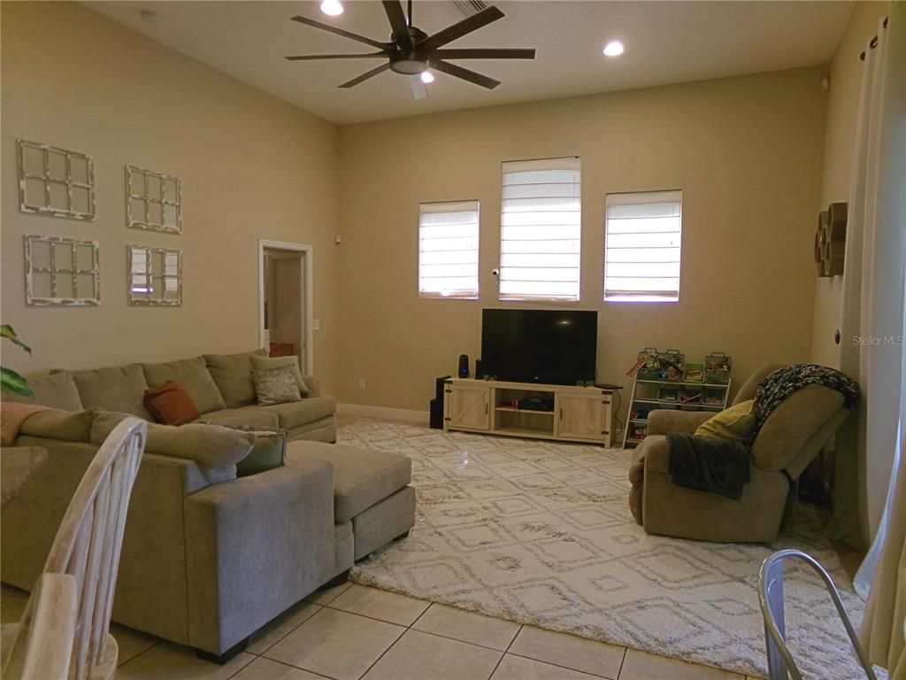 Interior, Living room, Recessed Lighting