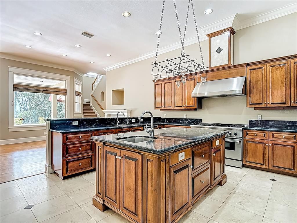 Interior, Kitchen, Pendant Lights, Recessed Lighting
