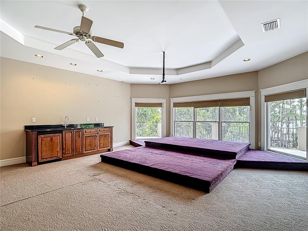 Billiard Table, Interior, Recessed Lighting