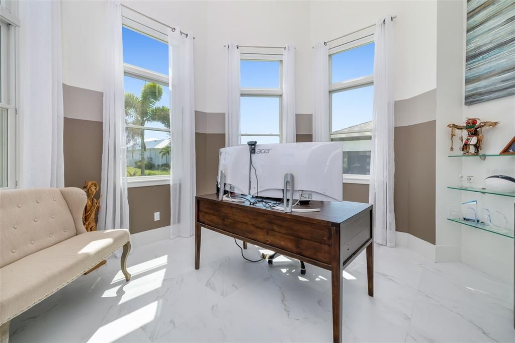 Home Office, Interior, Marble