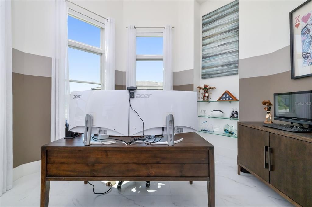 Home Office, Interior, Marble