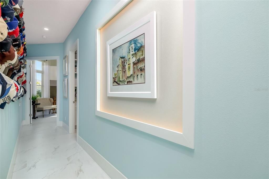 Interior, Marble, Recessed Lighting