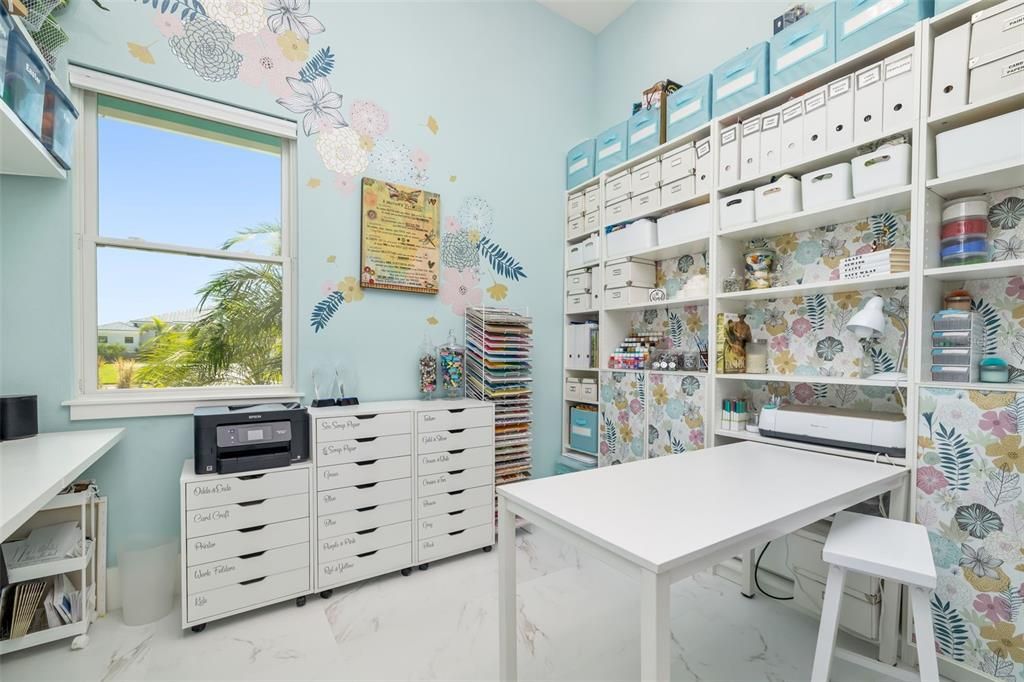 Home Office, Interior, Marble