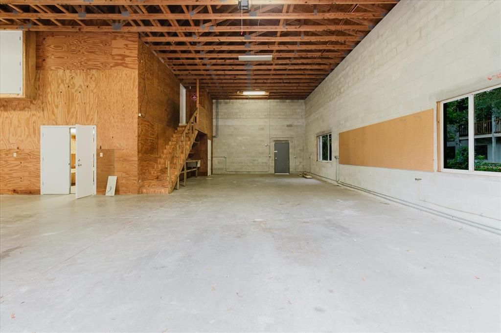 Interior, Stone Walls, Wooden Beams
