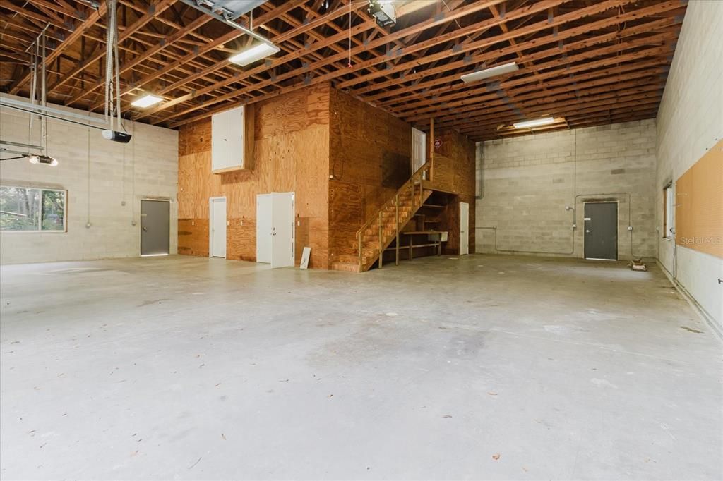 Interior, Stone Walls, Wooden Beams