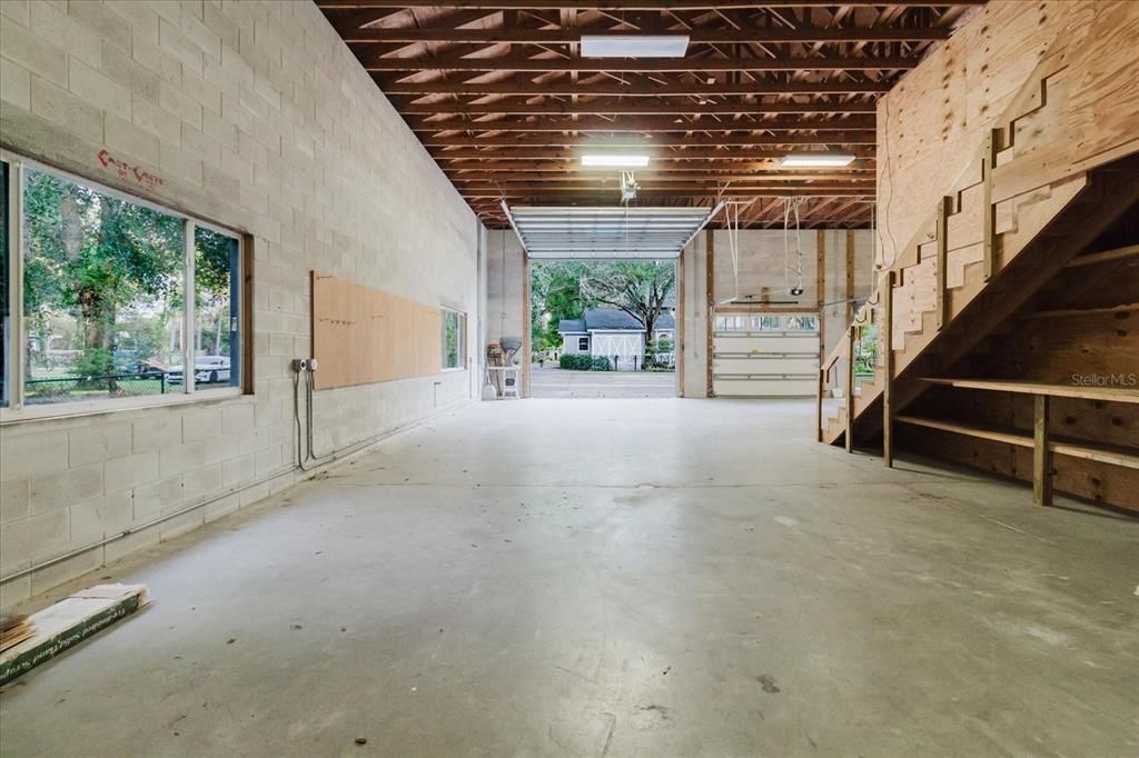 Interior, Stone Walls, Wooden Beams