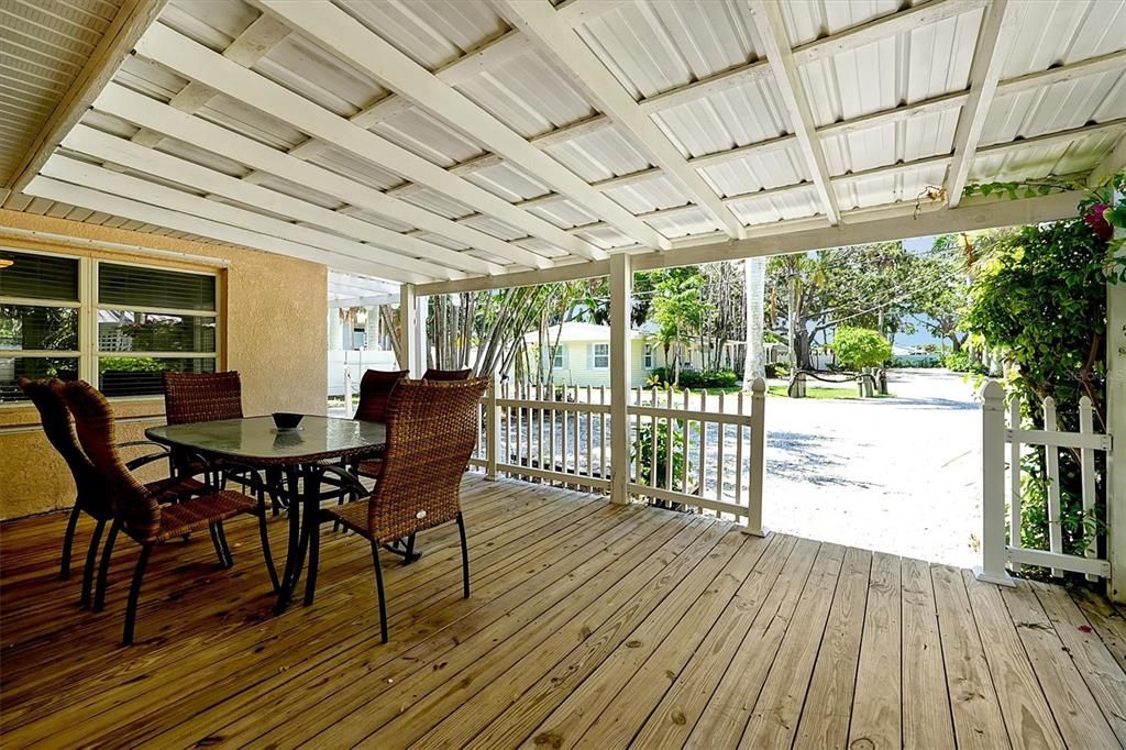 Exterior, Wood Texture Flooring