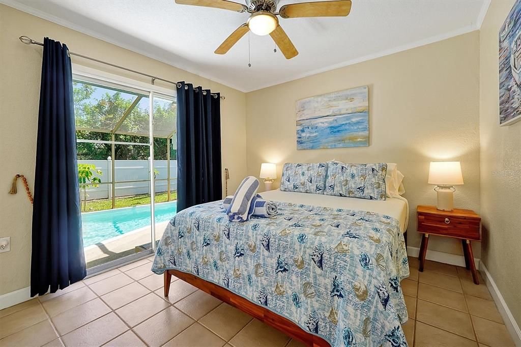 Bedroom, Interior, Water
