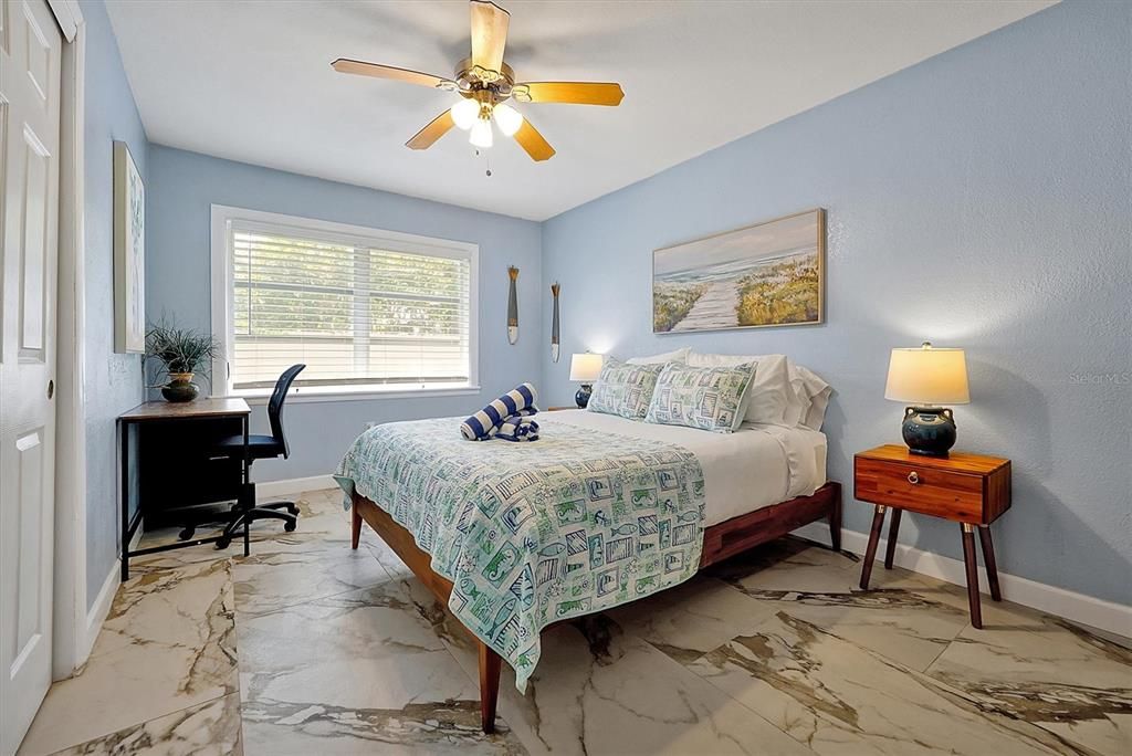 Bedroom, Home Office, Interior, Marble
