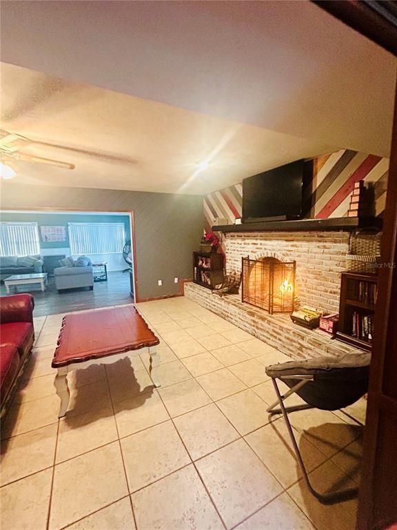 Fireplace, Interior, Living room, Stone Walls
