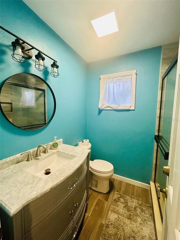 Bathroom, Interior, Wood Texture Flooring