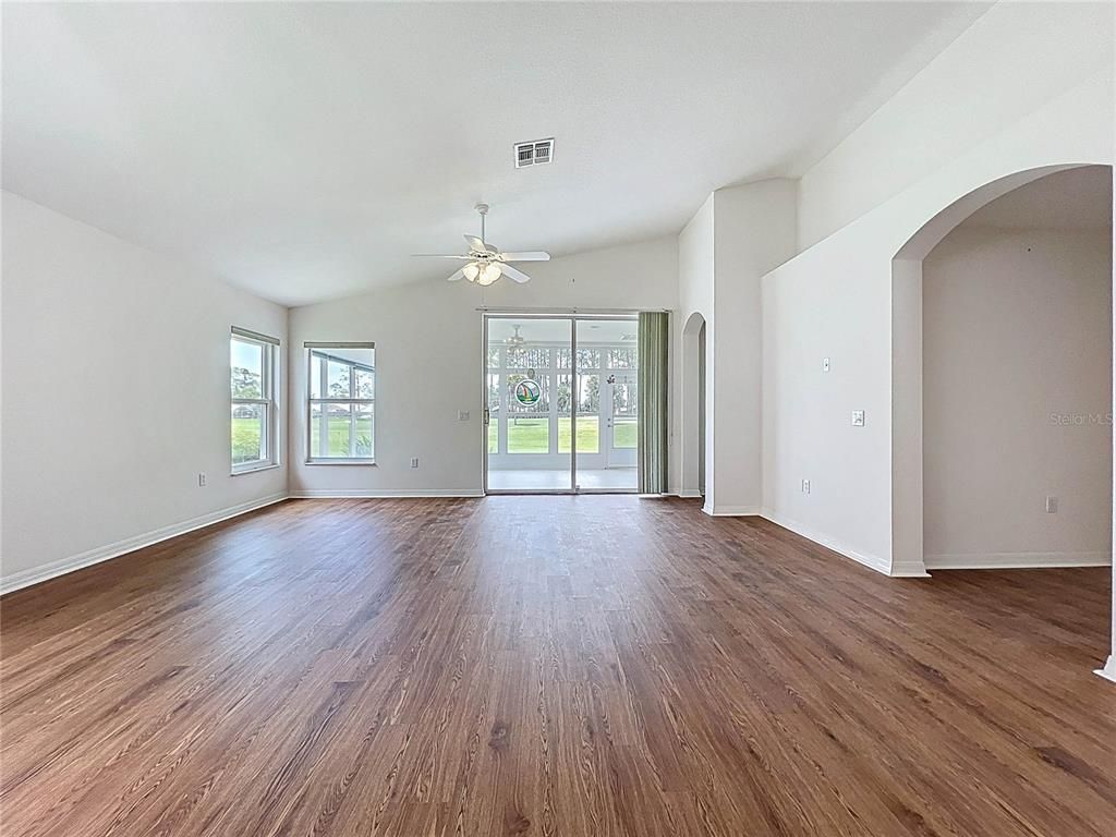 Empty room, Interior, Wood Texture Flooring