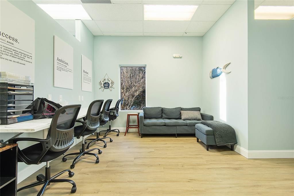 Home Office, Interior, Wood Texture Flooring