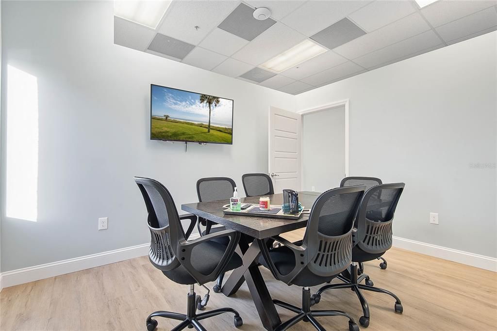 Home Office, Interior, Wood Texture Flooring