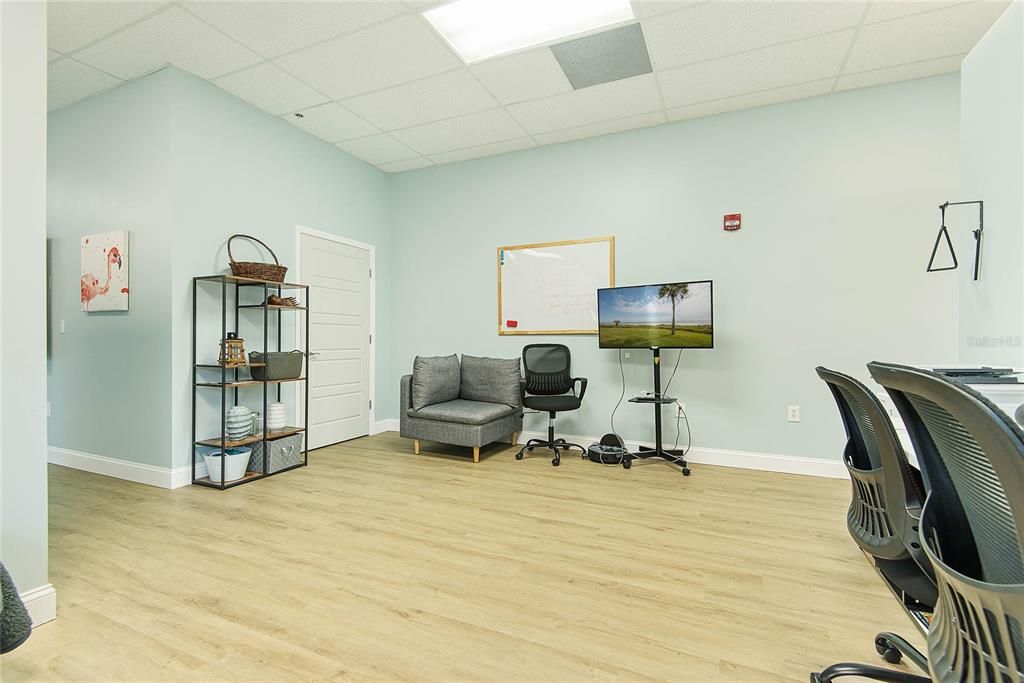 Home Office, Interior, Wood Texture Flooring