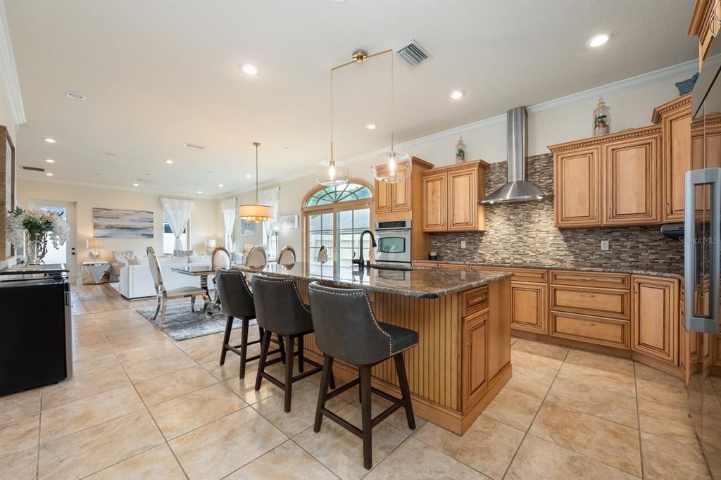 Dining room, Interior, Kitchen, Pendant Lights, Recessed Lighting