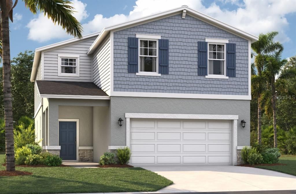 Attached, Exterior, Facade, Brick Traditional