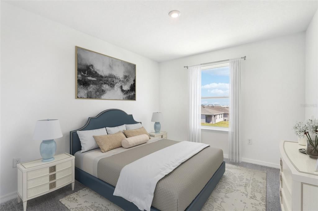 Bedroom, Interior, Recessed Lighting, Water