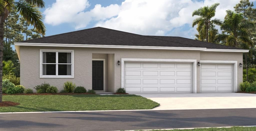 Attached, Exterior, Facade, Ranch