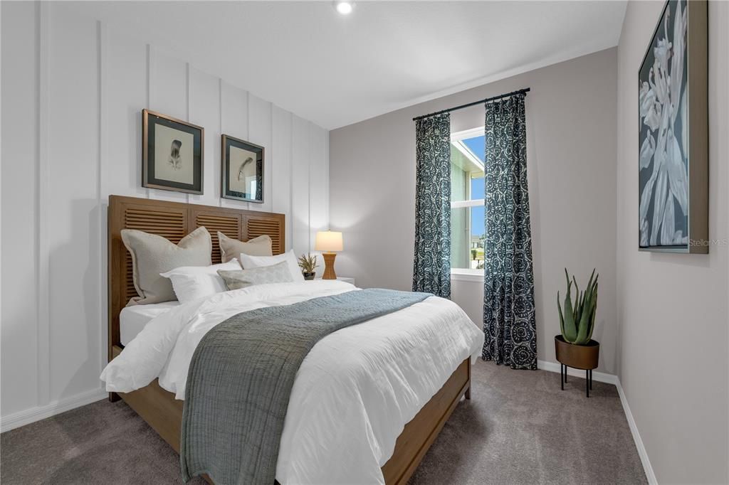 Bedroom, Interior, Recessed Lighting