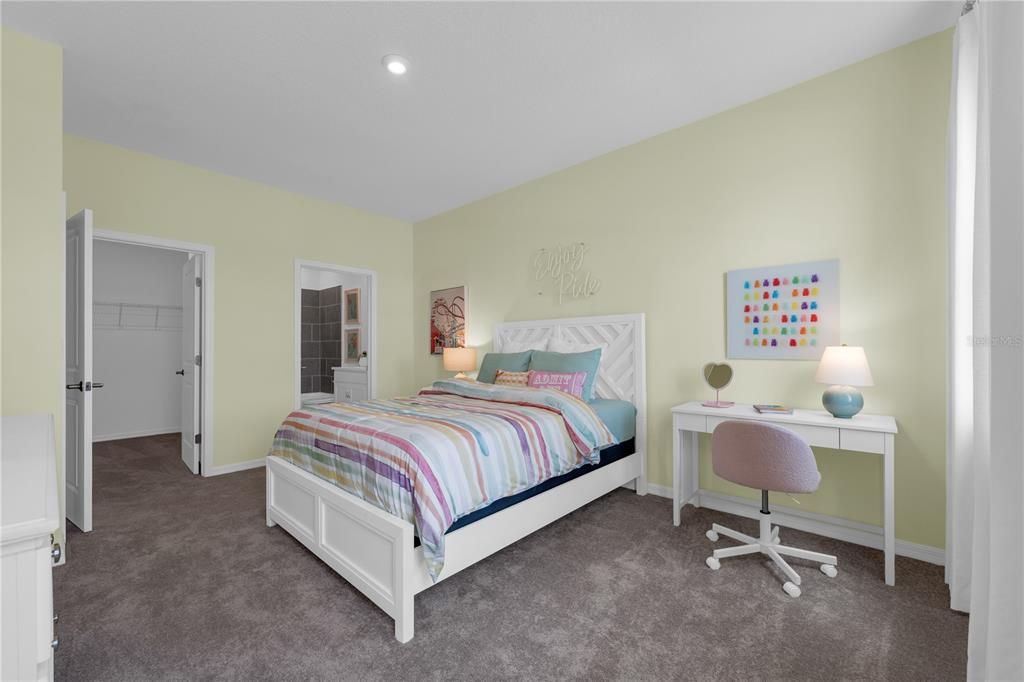Bedroom, Home Office, Interior, Recessed Lighting