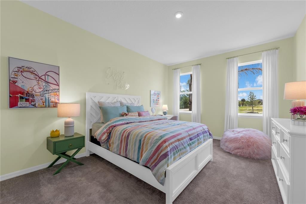 Bedroom, Interior, Recessed Lighting