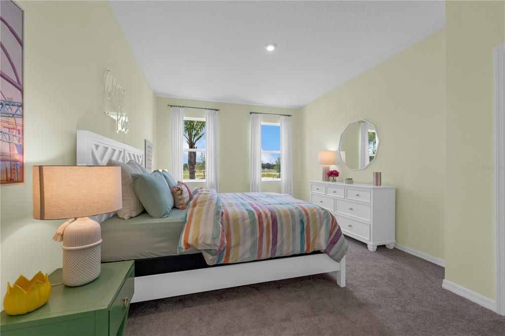 Bedroom, Interior, Recessed Lighting
