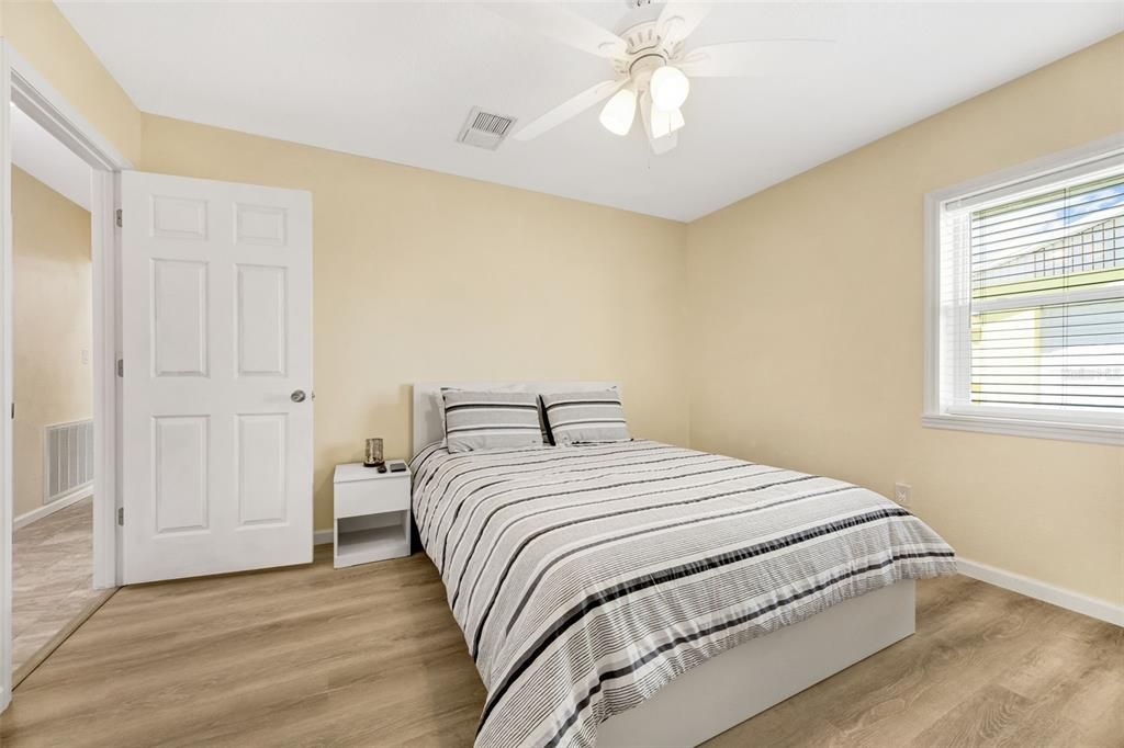 Bedroom, Interior, Wood Texture Flooring