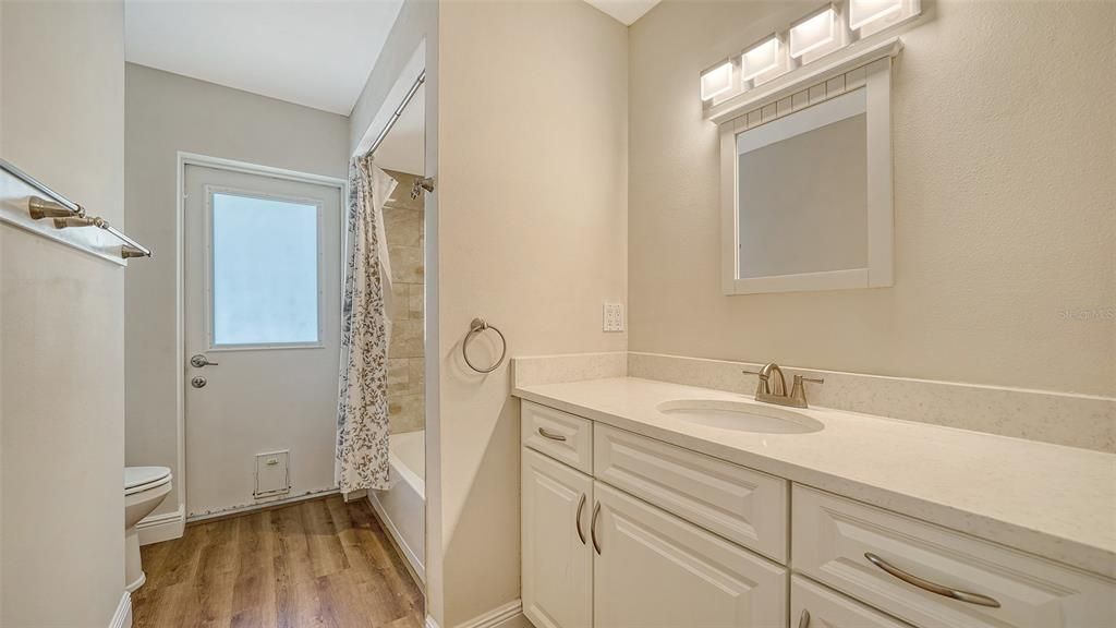 Bathroom, Interior, Wood Texture Flooring
