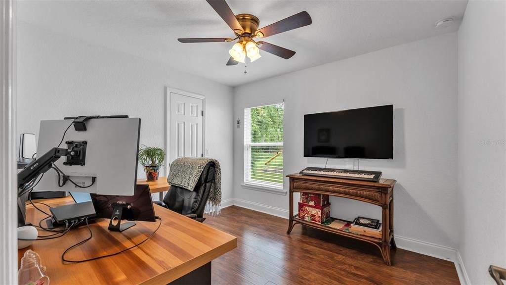 Home Office, Interior, Wood Texture Flooring