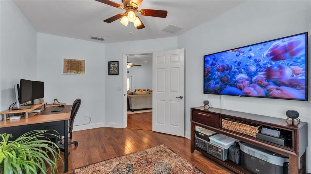 Home Office, Interior, Wood Texture Flooring