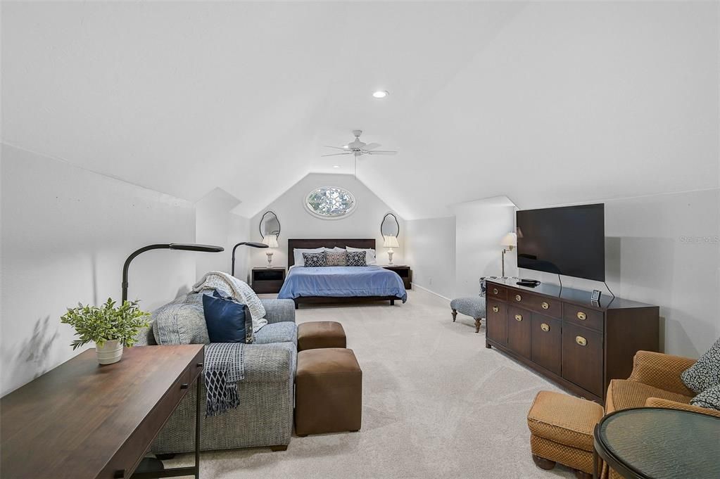 Bedroom, Interior, Recessed Lighting