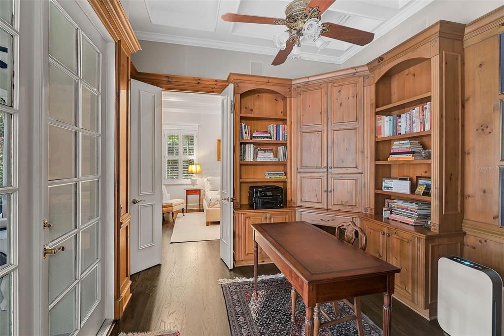 Home Office, Interior, Wood Texture Flooring