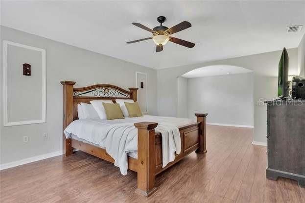 Bedroom, Interior, Wood Texture Flooring