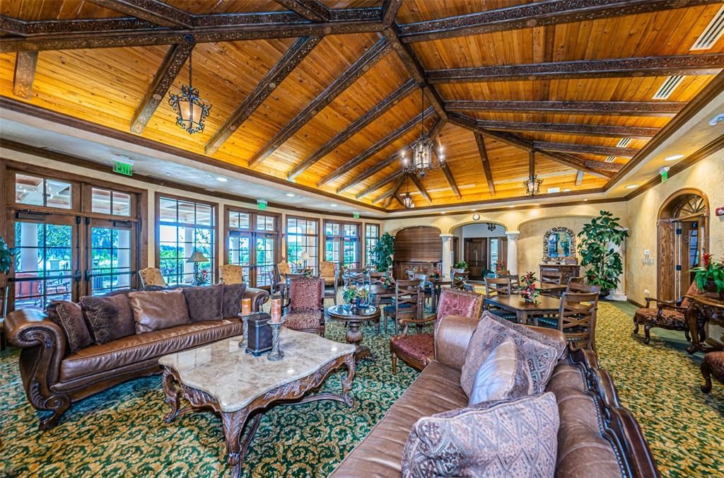 Dining room, Interior, Living room, Recessed Lighting, Wooden Beams, Wooden Ceilings
