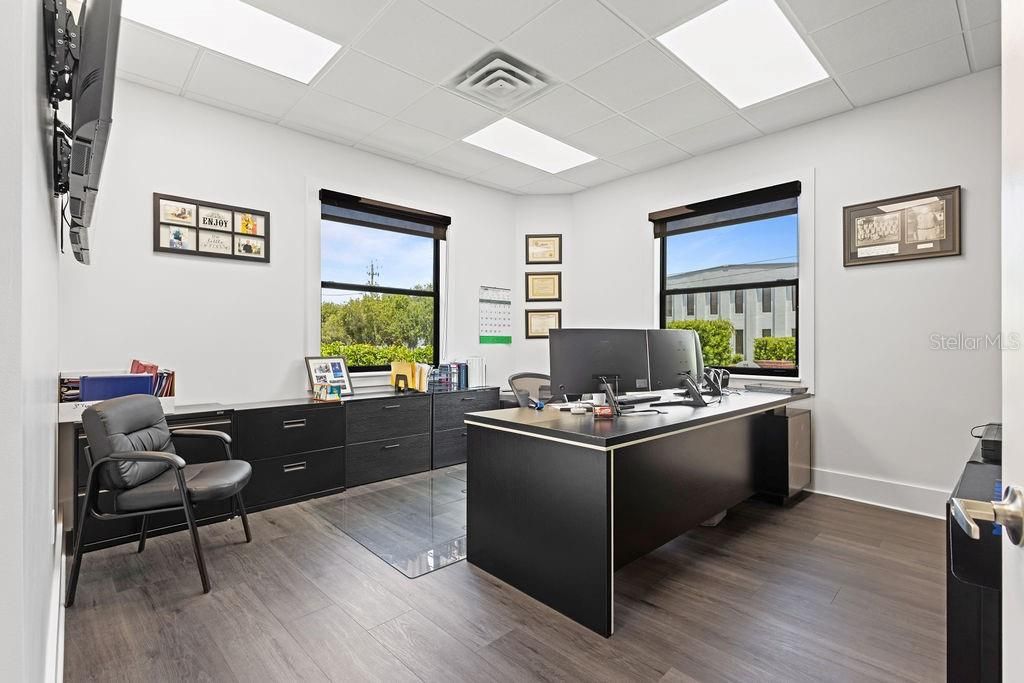 Home Office, Interior, Wood Texture Flooring