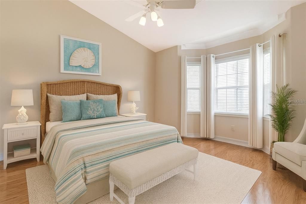 Bedroom, Interior, Wood Texture Flooring