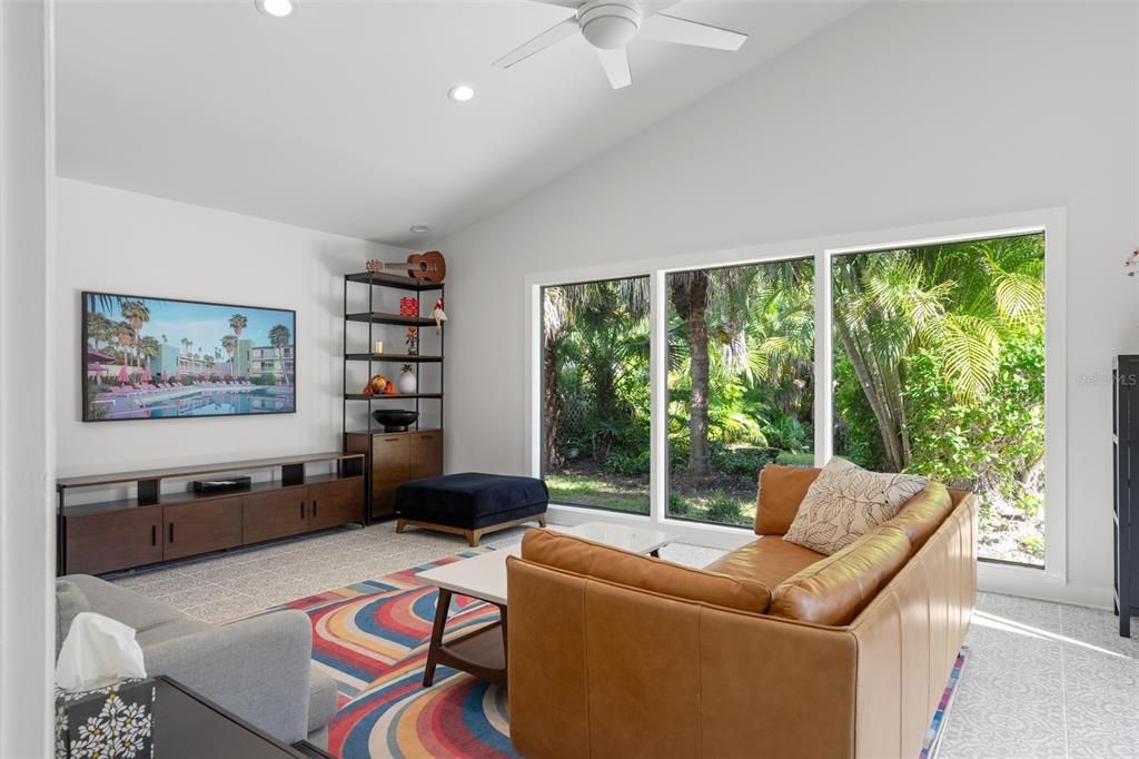 Interior, Living room, Recessed Lighting