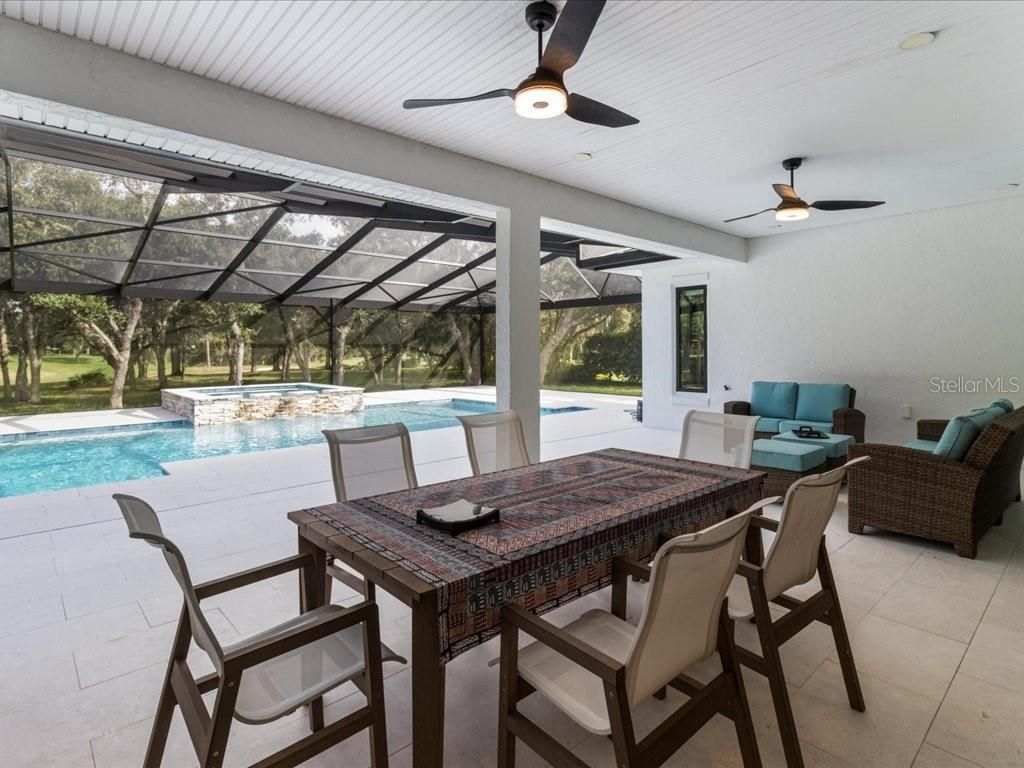 Dining room, Glass Ceilings, Interior, Pool, Sun Room