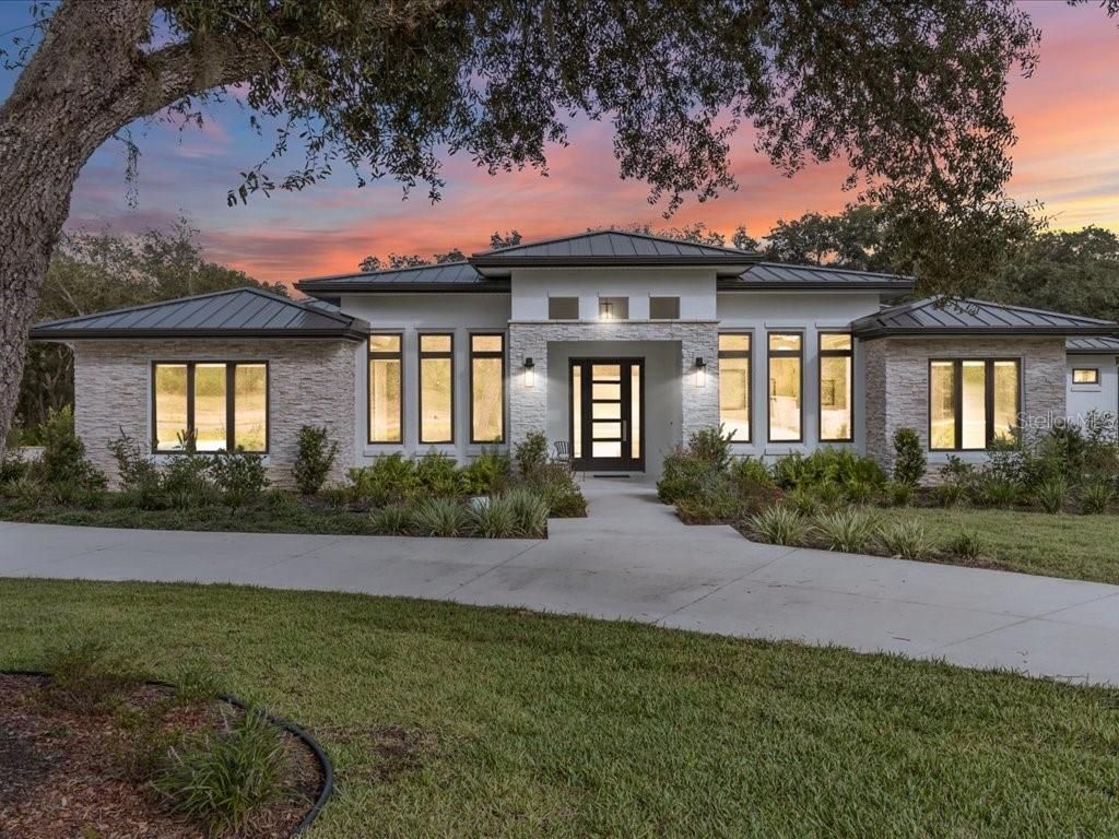 Backyard, Exterior, Facade, Mediterranean