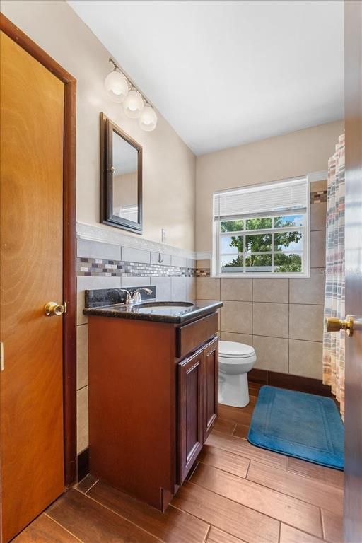 Bathroom, Interior, Wood Texture Flooring