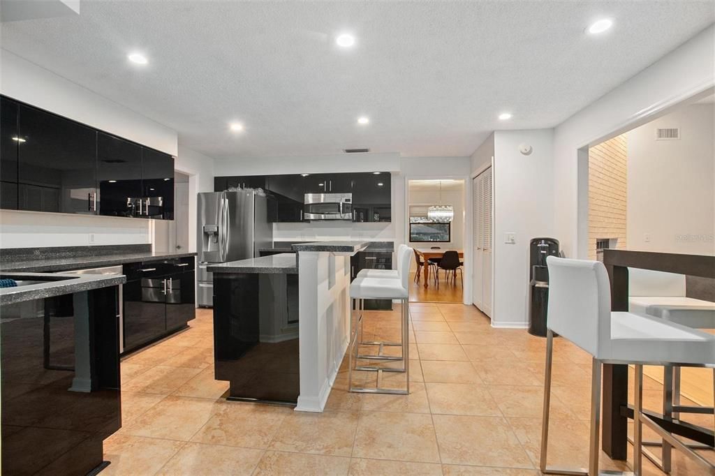 Interior, Kitchen, Recessed Lighting, Stainless Steel Appliances