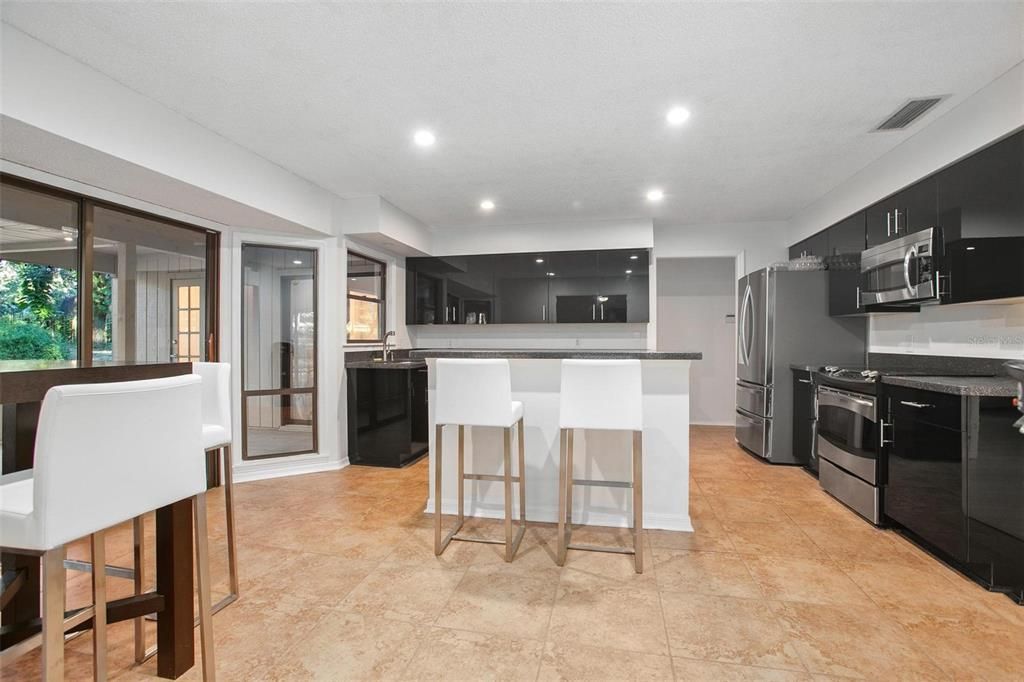 Interior, Kitchen, Recessed Lighting, Stainless Steel Appliances