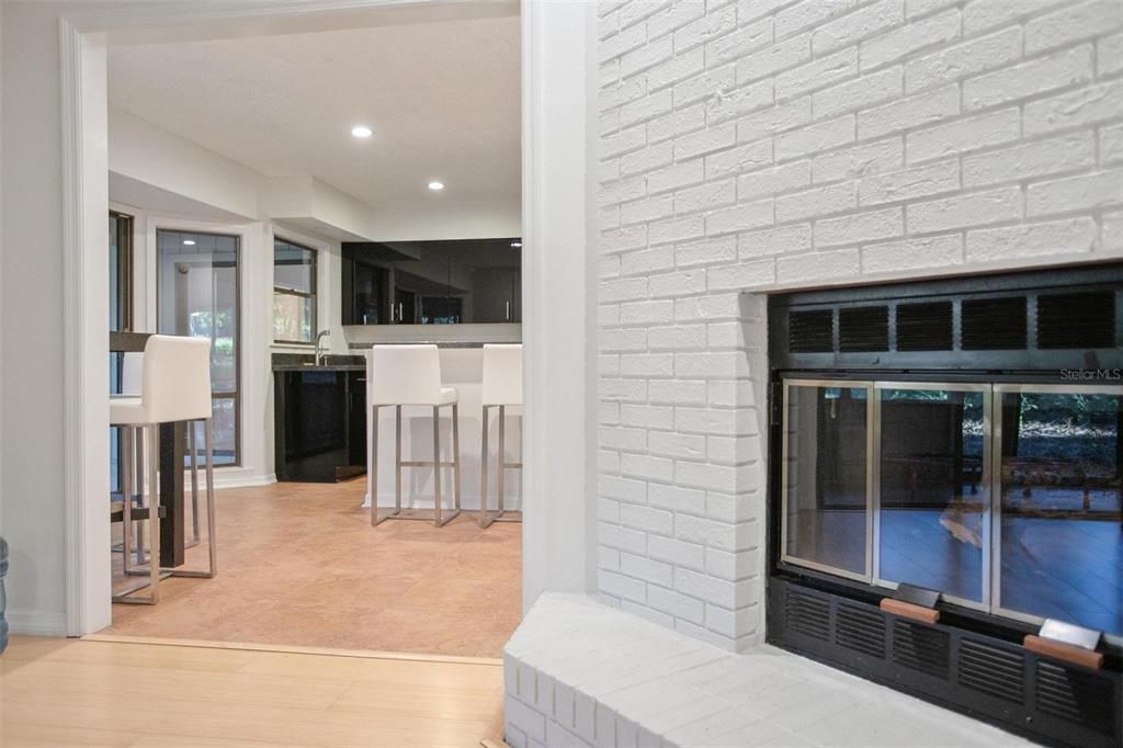 Interior, Recessed Lighting, Stone Walls