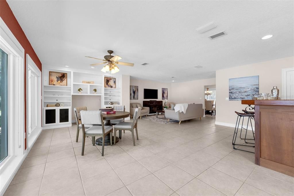 Dining room, Interior, Living room, Recessed Lighting